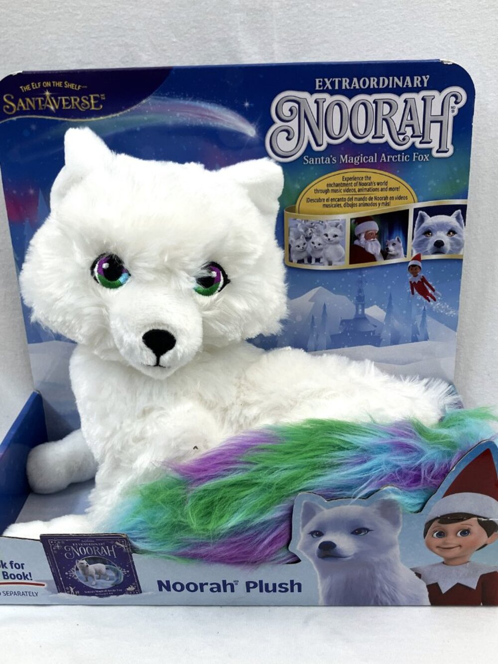 Elf Pets: A Fox Cubs Christmas Tale Arctic Fox Pal - Extraordinary Noorah Plush
